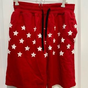 Mens Carbon sweatpant shorts, Sz M